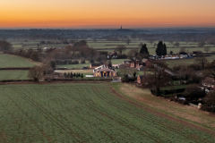 school-farm-aerial-dusk